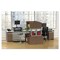 Alera Valencia Series 15.88 in. x 19.13 in. x 22.88 in. Mobile Box Mobile Pedestal Box File Cabinet - Walnut
